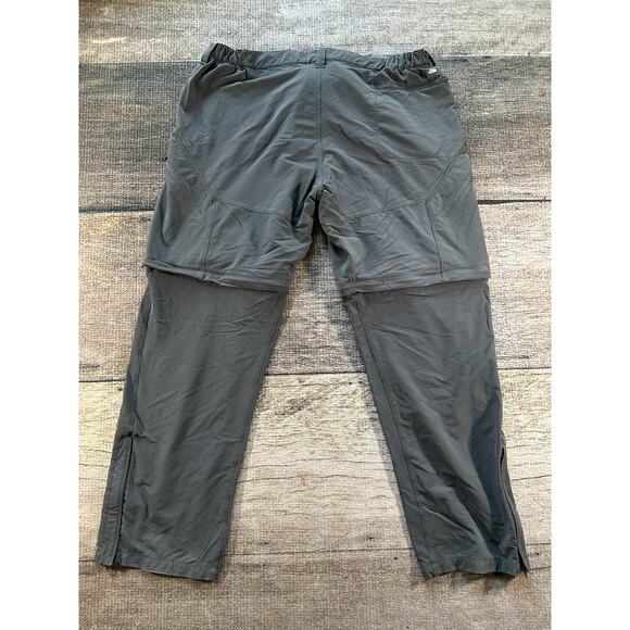 The North Face Men's XXL Grey Convertible Zip Off Pants Hiking Outdoor - Picture 7 of 11